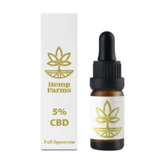 Hemp Farms Ulei CBD 5% – 500 mg, 10 ml, full spectrum